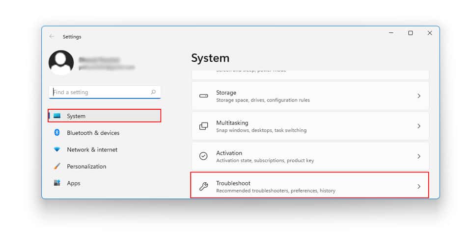 Run the Network Troubleshooter in Windows 11