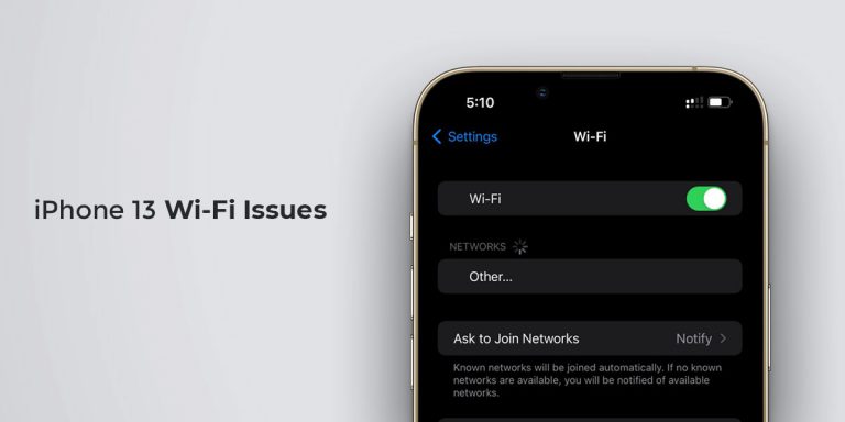 WiFi not Working on iPhone 13