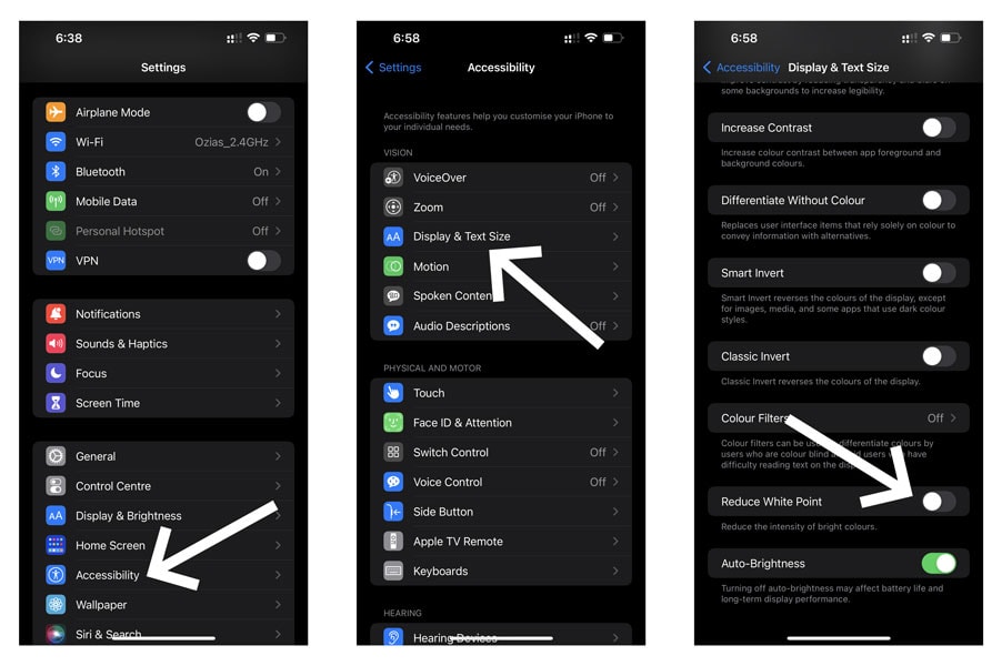 iphone 13 brightness keeps dimming