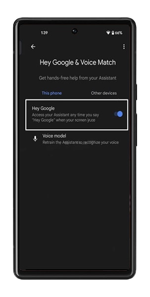 Check if Google Assistant is Enabled