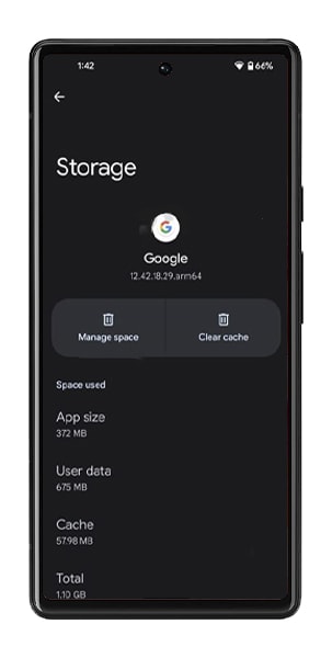 Clear App Cache and Data