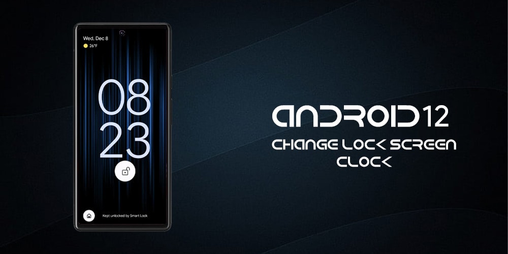 motorola edge change lock screen clock