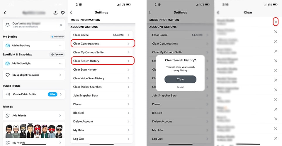 How To Clear Recents On Snapchat 2023 DevsJournal