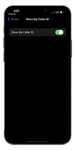 Turn Off Caller ID Via Smartphone Features 