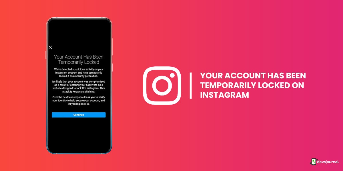 instagram account locked for suspicious activity
