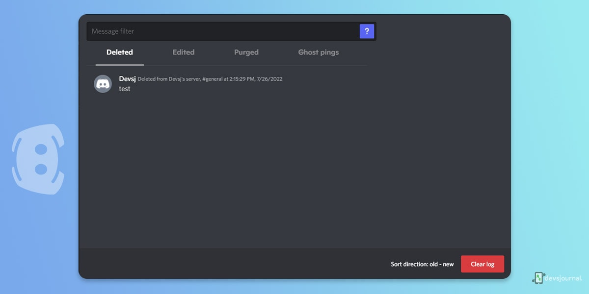 how to see deleted messages on discord