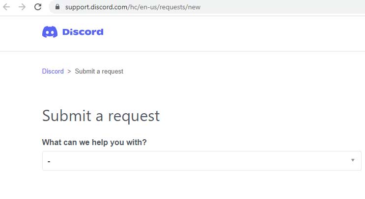 discord disabled account appeal contact support team