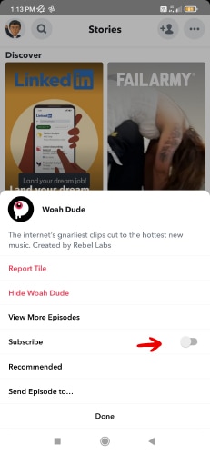 How To Turn Off Discover On Snapchat