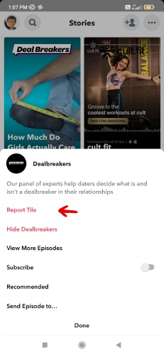 How To Turn Off Discover On Snapchat