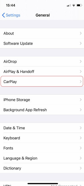 carplay not working ensure carplay is enabled 
