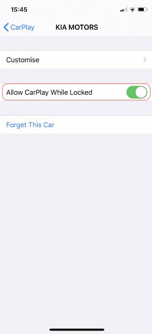 carplay not working ensure carplay is enabled 3