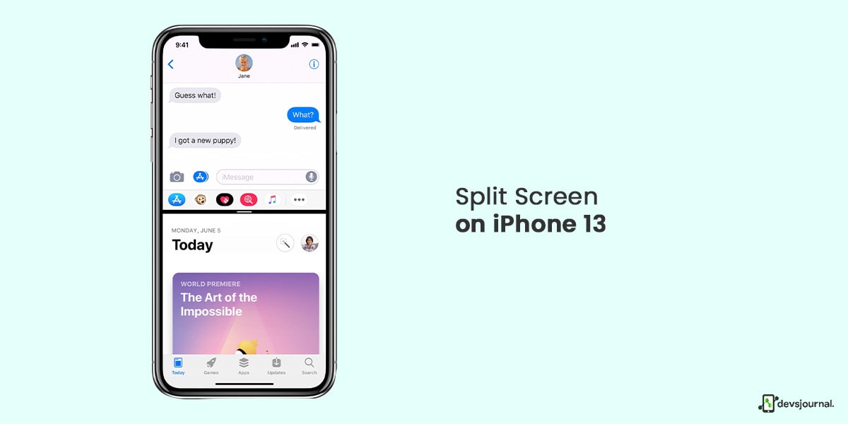 How To Do Split Screen On IPhone 13 13 Pro Max 13 Mini DevsJournal