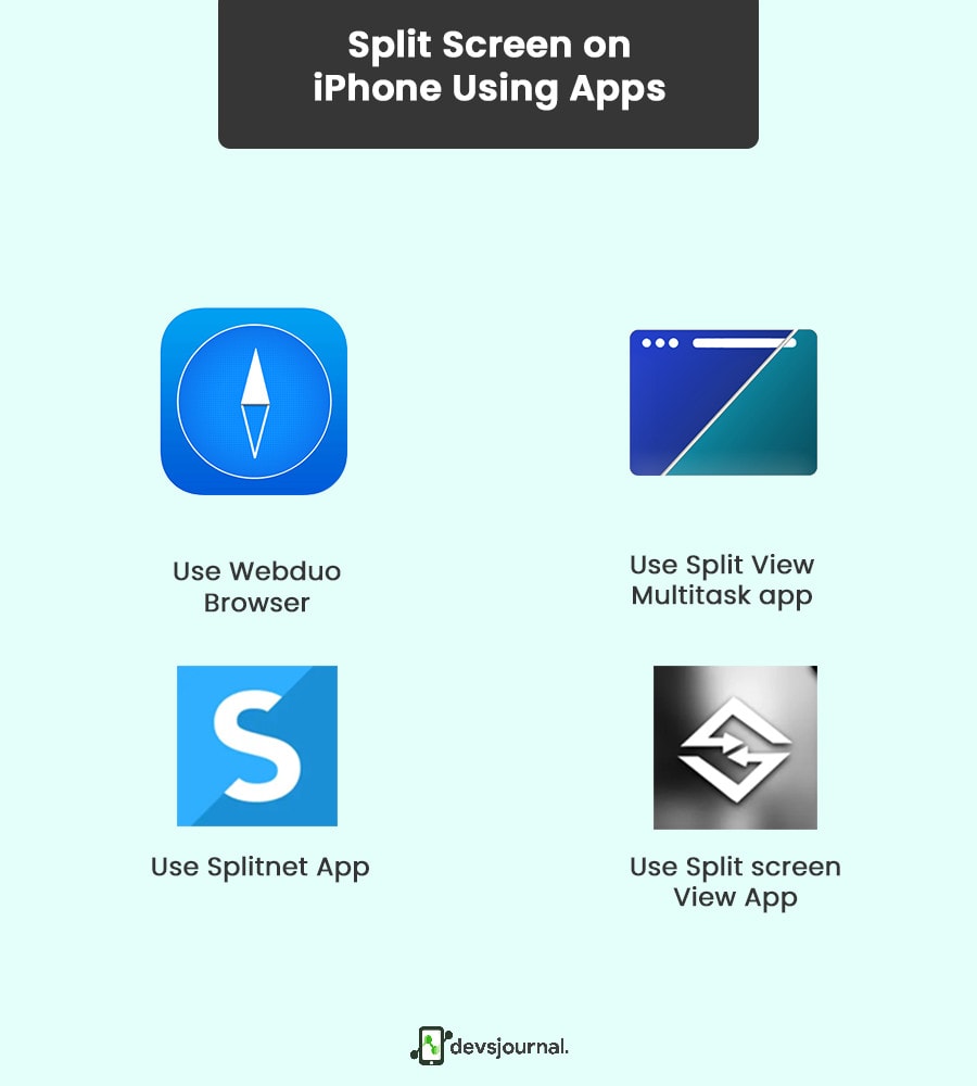 Split Screen on iPhone Using Apps 