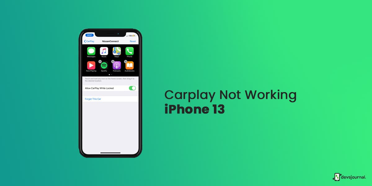 Fix: carplay not working iphone 13