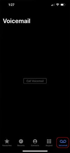 Voicemail on iPhone enabled 