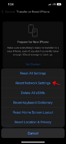 wifi not working on iphone 14 network reset 3 