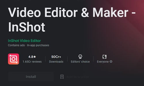 Inshot best apps for instagram video edits 