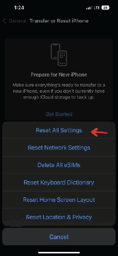 ios app stuttering reset iphone 14 