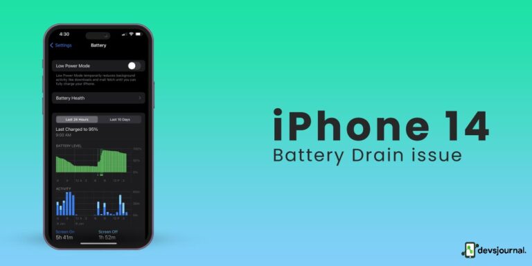 Fixed: iPhone 14, Plus, Pro, And Pro Max Battery Draining Issue