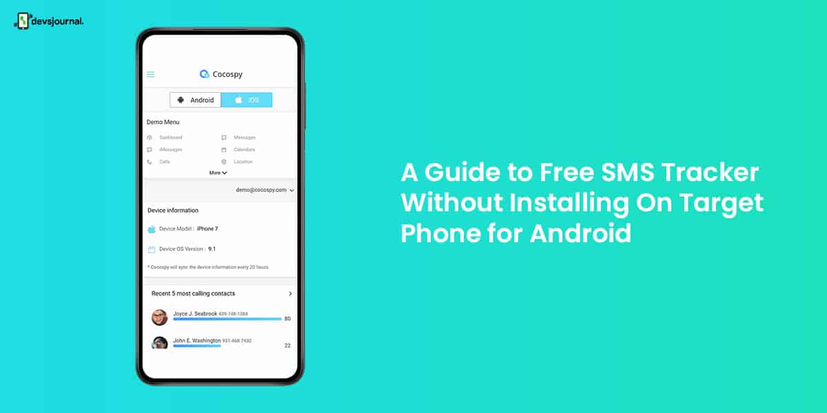 Free SMS Tracker Without Installing On Target Phone For Android