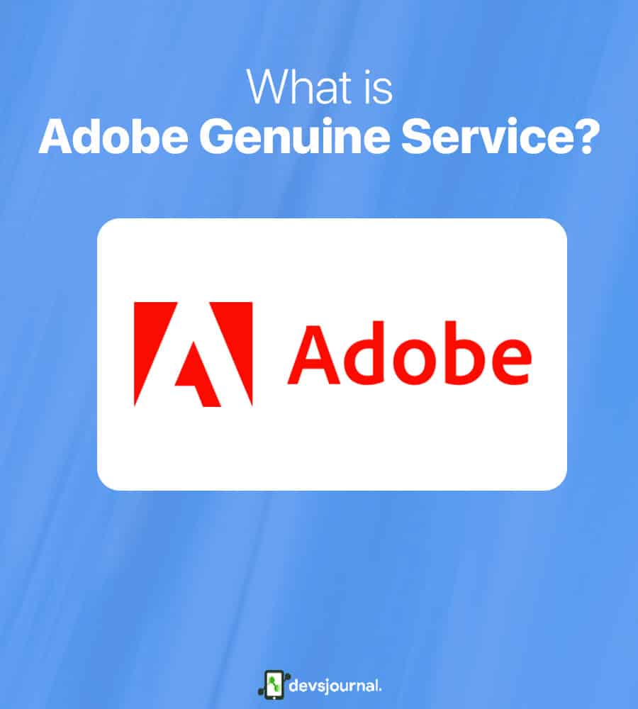 What is Adobe Genuine Service?