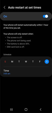 android phone randomly restarts