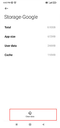 why is my google assistant not working clear google cache 