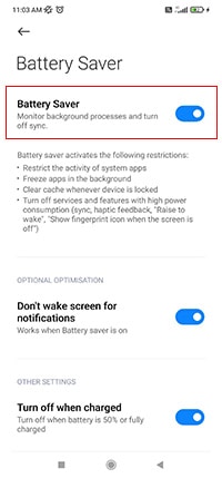 android mobile data not working disable battery optimization 