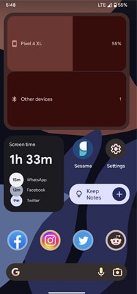 android screen flickering suspicious app check 