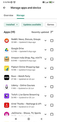 Andriod 13 notification issue update any specific app
